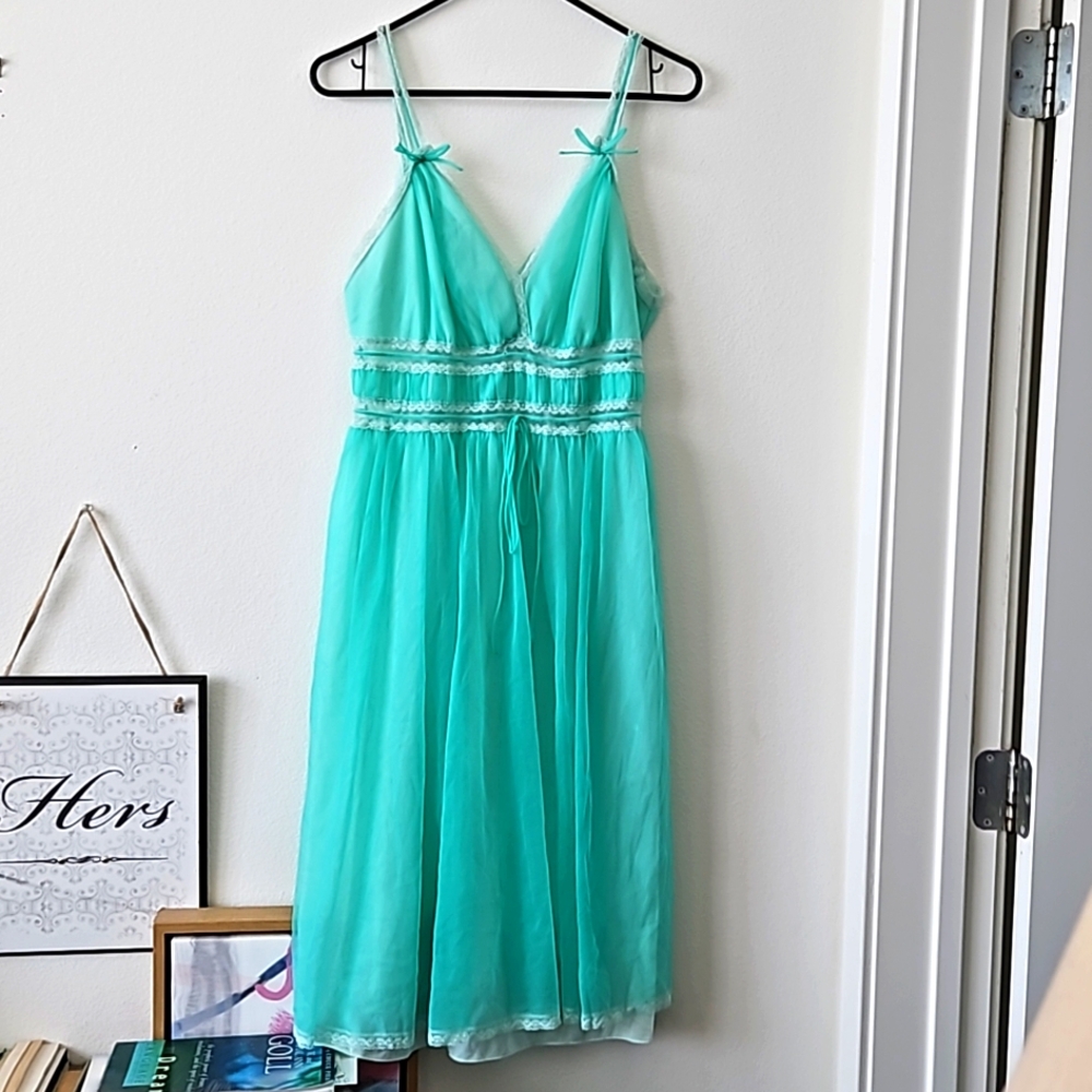VINTAGE 1950's GOTHAM Slip Dress, Neglige, Night Gown, Size 36